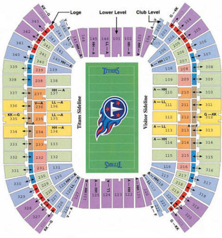 LP Field Seating Chart