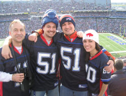 Celebrating a rare Buffalo Bills win