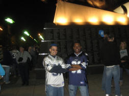 Ready for the game at Bank of America Stadium