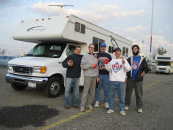 RV rental - the only way to tailgate!